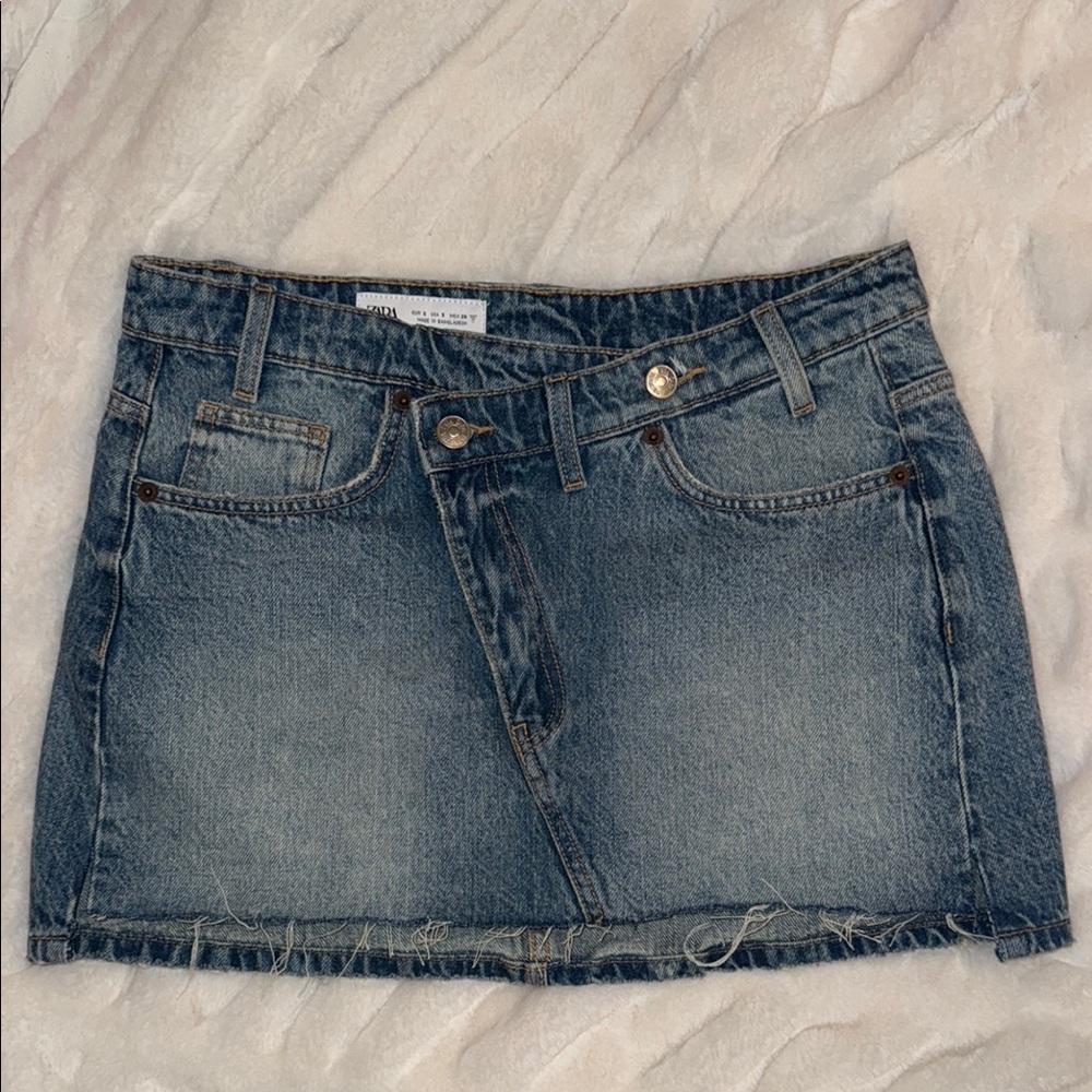 Zara Denim Mini Skirt